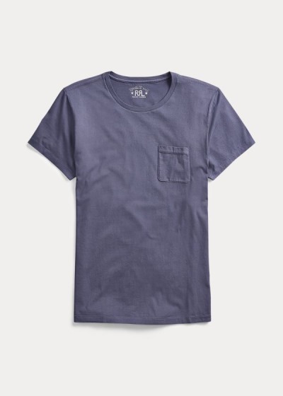 Playeras Ralph Lauren Hombre Azul Marino - Garment-Dyed Pocket - BYCKR3150